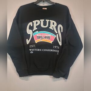 Vintage San Antonio Spurs Crewneck Sweatshirt Nutmeg Mills XL Made In USA